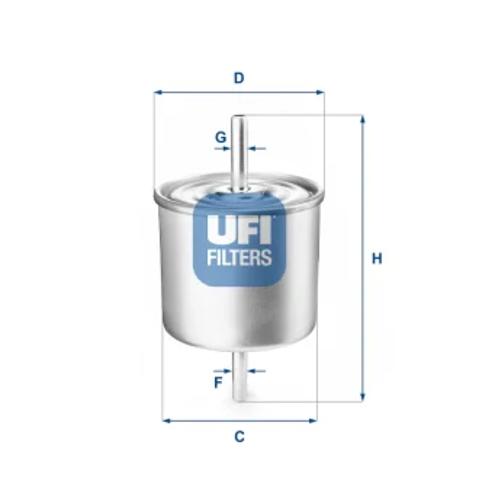 Фільтр тонкого очищення палива 3151400 UFI