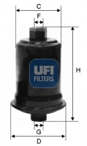 Фільтр тонкого очищення палива 3155600 UFI