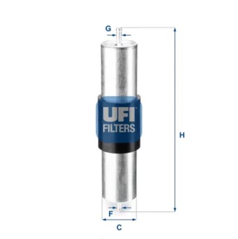 Фільтр тонкого очищення палива 3156900 UFI
