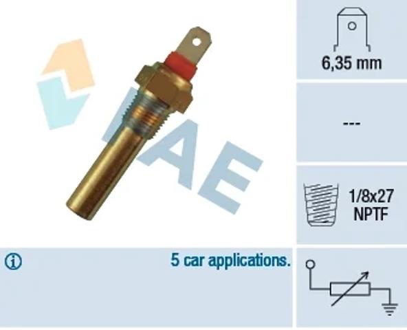 Покажчик температури охолоджуючої рідини 31640 FAE