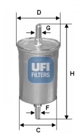 Фільтр палива 3182500 UFI