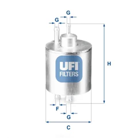 Фільтр тонкого очищення палива 3183400 UFI