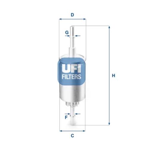 Фільтр паливний 3184400 UFI