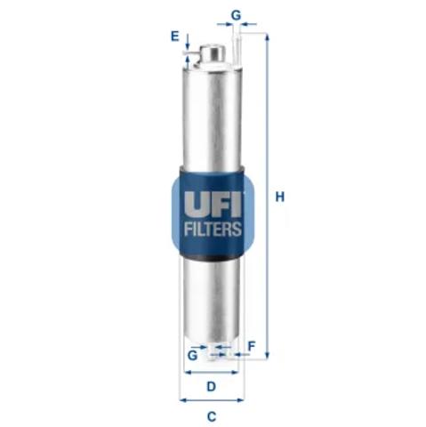 Фільтр-відстійник палива грубої очистки 3184700 UFI