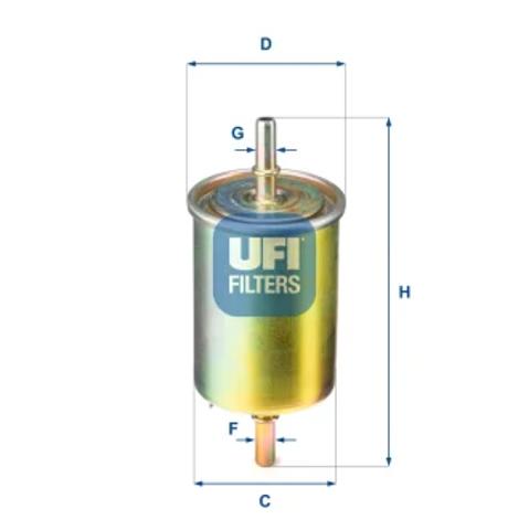 Фільтр тонкого очищення палива 3185000 UFI