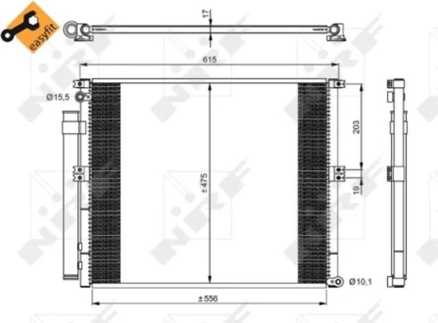Конденсер 350050 NRF