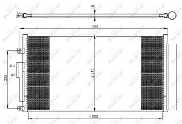 Конденсер 350071 NRF