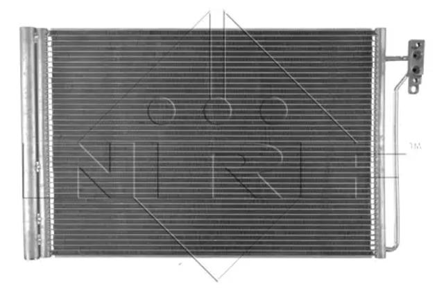 Радіатор системи охолодження кондиціонера 350224 NRF