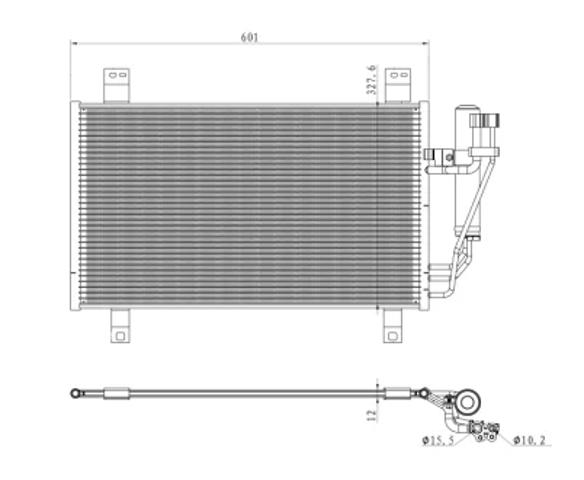 Конденсер 350361 NRF