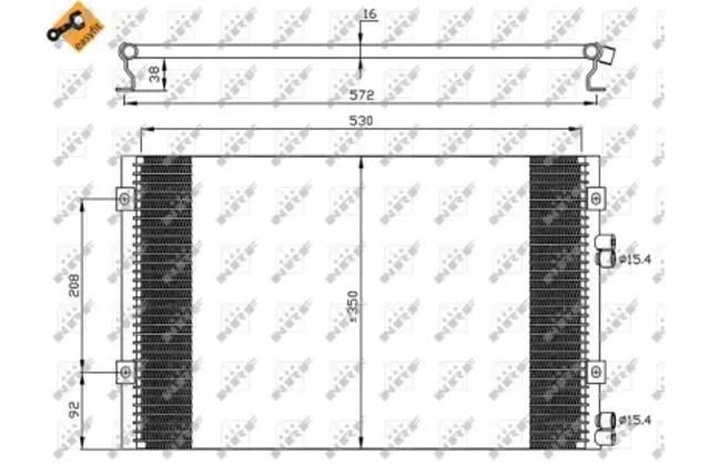 Конденсатор кондиціонера 35608 NRF