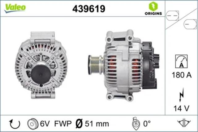 Авто генератор 439619 VALEO