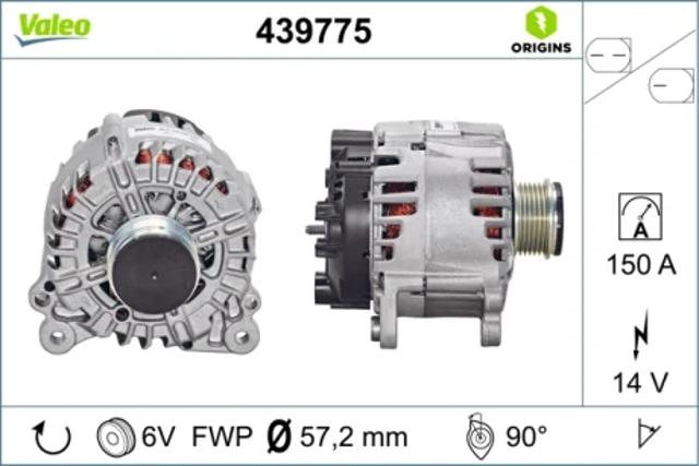 Генератор автомобільний 439775 VALEO