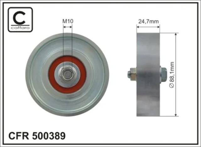 Ролик натяжителя ременя агрегатів 500389 CAFFARO