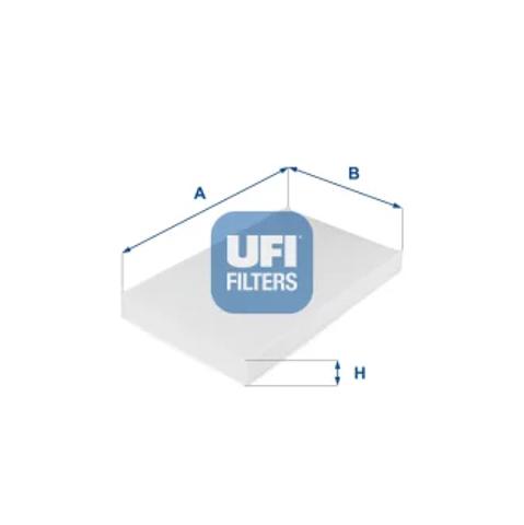Повітряний фільтр салону 5303800 UFI