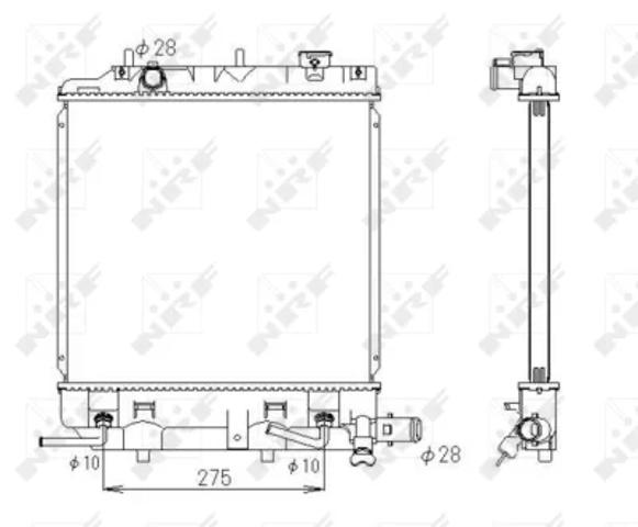 Система охолодження двигуна 53434 NRF