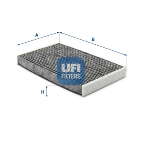 Фільтр салону вугільний 5431900 UFI