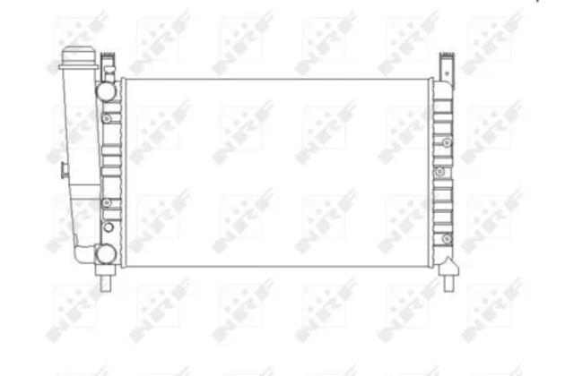 Радіатор охолодження 54701 NRF