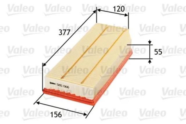 Елемент повітряного фільтра 585066 VALEO