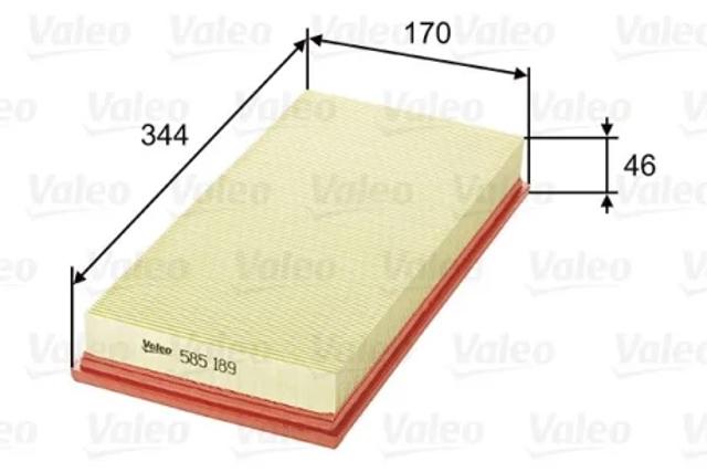Повітряний фільтр двигуна 585189 VALEO