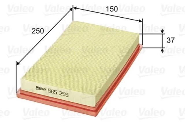 Елемент повітряного фільтра 585255 VALEO