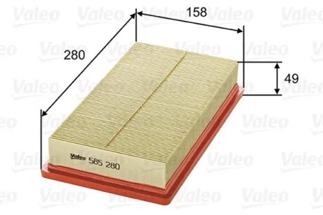 Фільтр повітряний 585280 VALEO