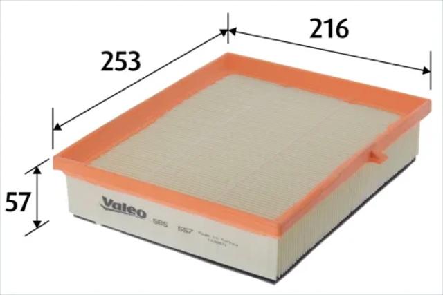 Автомобільний фільтр повітря 585557 VALEO