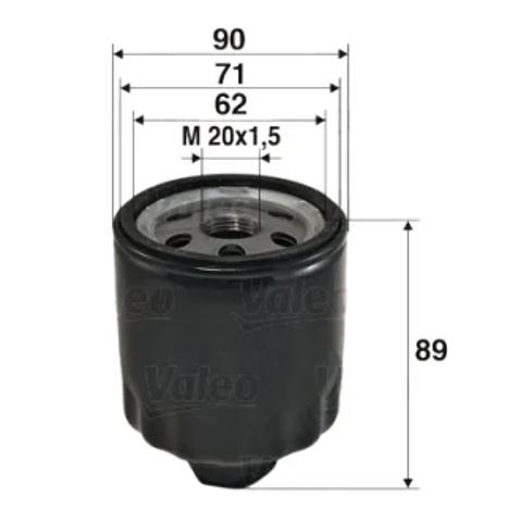 Фільтр відцентровий очищення масла 586004 VALEO
