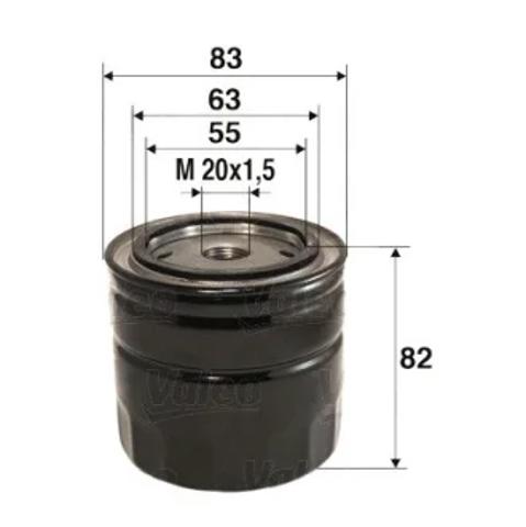 Фільтр масляний 586062 VALEO