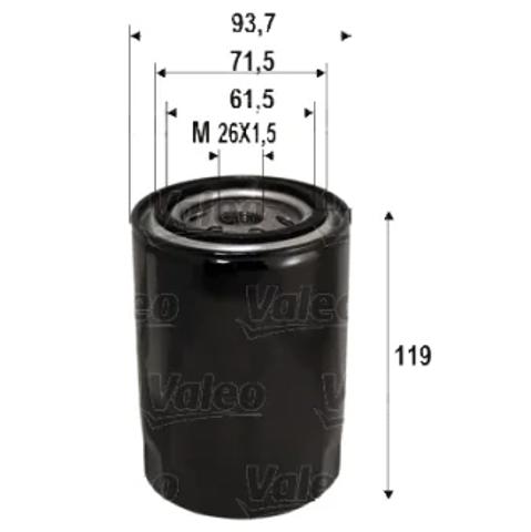 Фільтр масла 586090 VALEO
