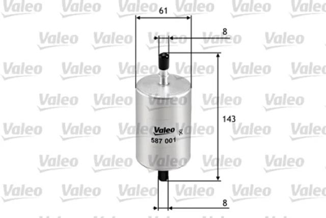 Фільтр паливний 587001 VALEO