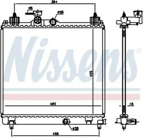 Система охолодження двигуна 606550 NISSENS