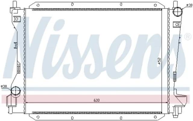 Система охолодження двигуна 66703 NISSENS