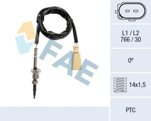 Датчик температури відпрацьованих газів (ВГ), фільтр сажі 68030 FAE