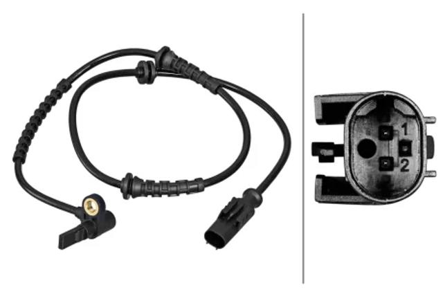 Датчики антиблокувальної системи гальм 6PU358217241 HELLA