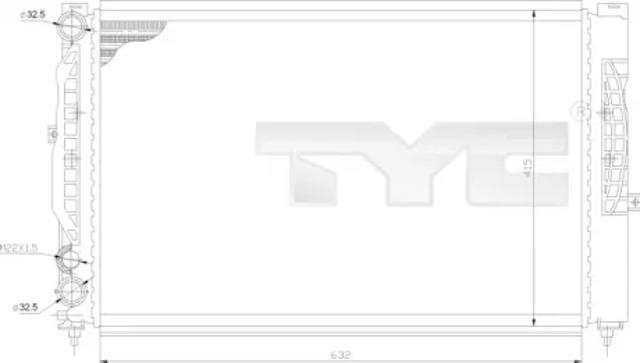 Система охолодження двигуна 7020011 TYC