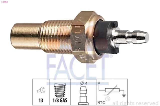 Термодатчик охолоджуючої рідини 73052 FACET