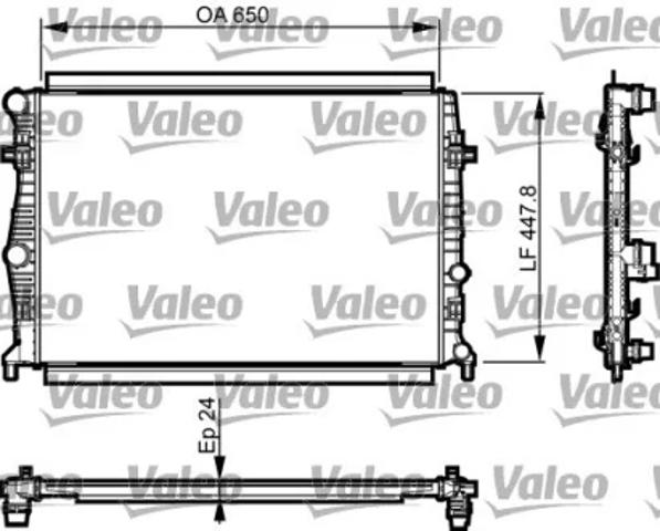 Радіатор 735556 VALEO
