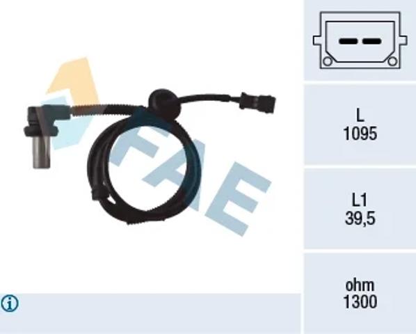 Передній датчик ABS 78062 FAE
