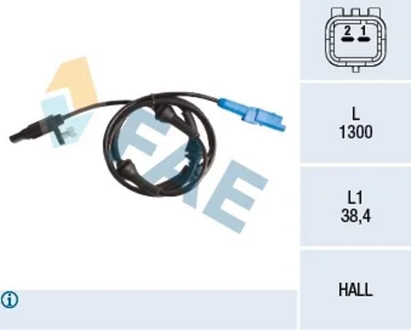 Датчик ABS передній 78089 FAE