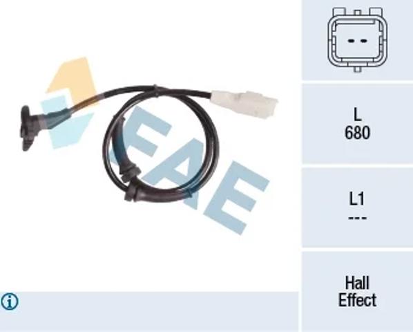 Датчик АБС передній 78181 FAE