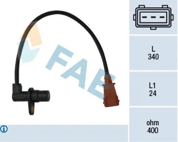 Датчик положення колінвала 79033 FAE