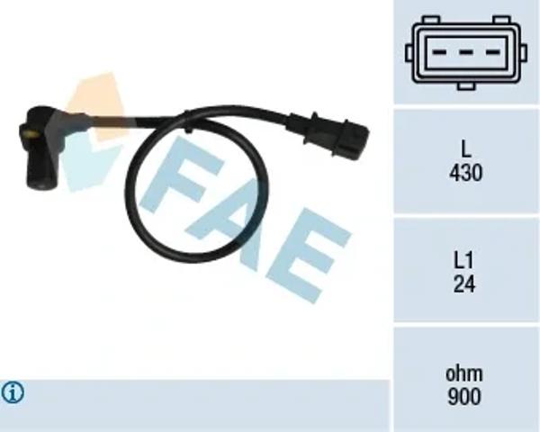 Датчик положення (оборотів) коленвалу 79054 FAE