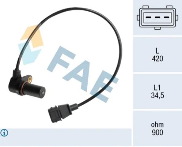 Датчик обертів колінвалу 79073 FAE