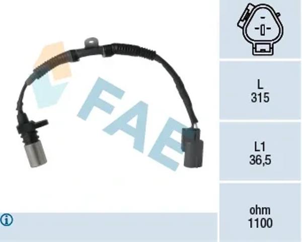 Датчик частоти обертання 79299 FAE