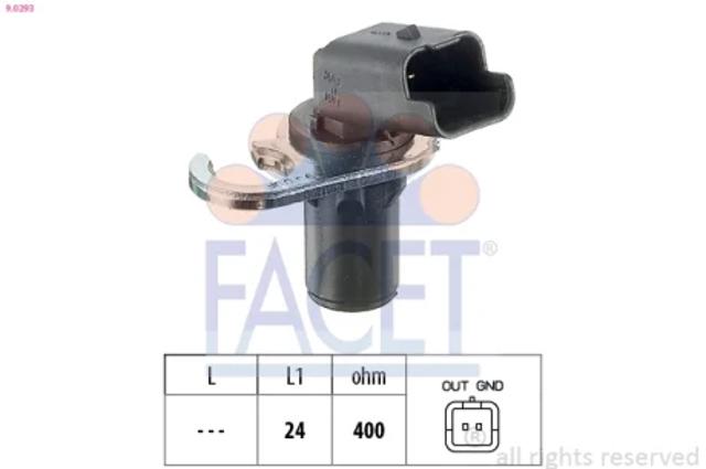 Датчик обертів колінвалу 90293 FACET