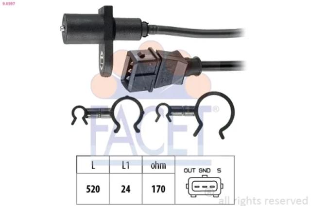Датчик частоти обертання 90397 FACET