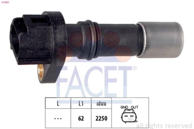 Датчик обертів колінвалу 90461 FACET