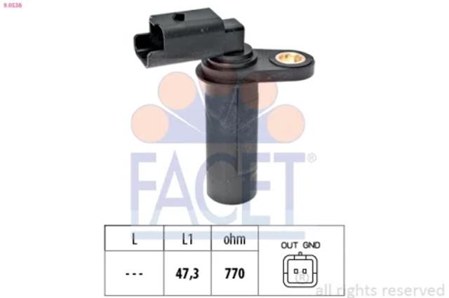 Датчик управління двигуном 90538 FACET