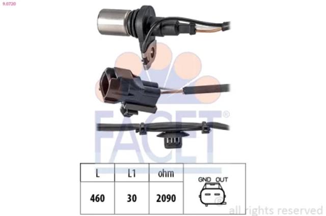 Датчик управління двигуном 90720 FACET