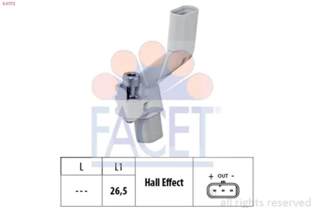 Датчик обертів колінвалу 90772 FACET